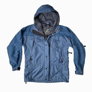 Solstice Microshed Jacket Women Blue Hooded Waterproof Rugged Outerwear Small